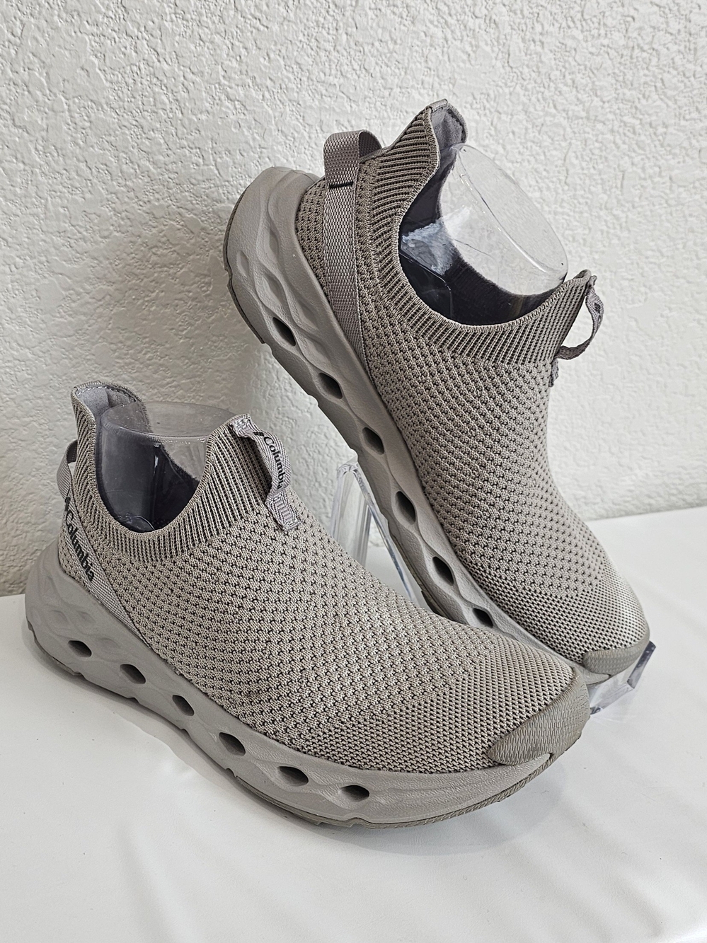 Columbia Terrastride SLR Womens Size 8 Gray Knit Slip On Walking Sneakers